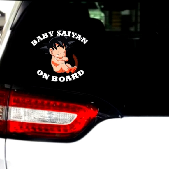 Baby Saiyan On Board Car Decal - Picture 3 of 4